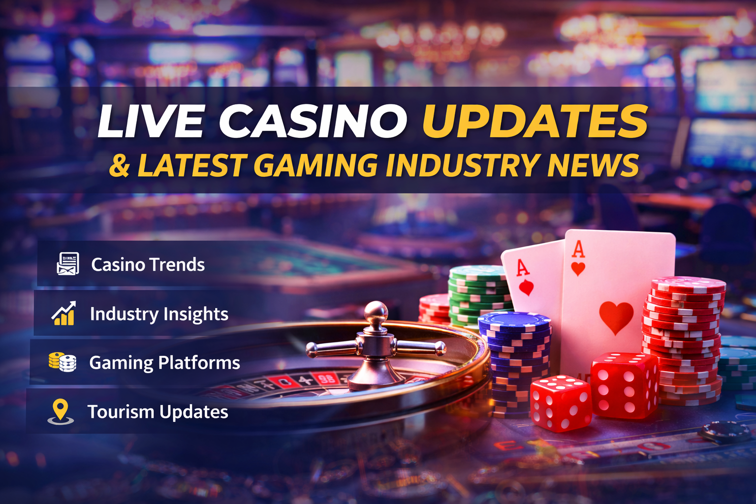 Live Casino Updates Live casino updates latest gaming industry news and casino trends