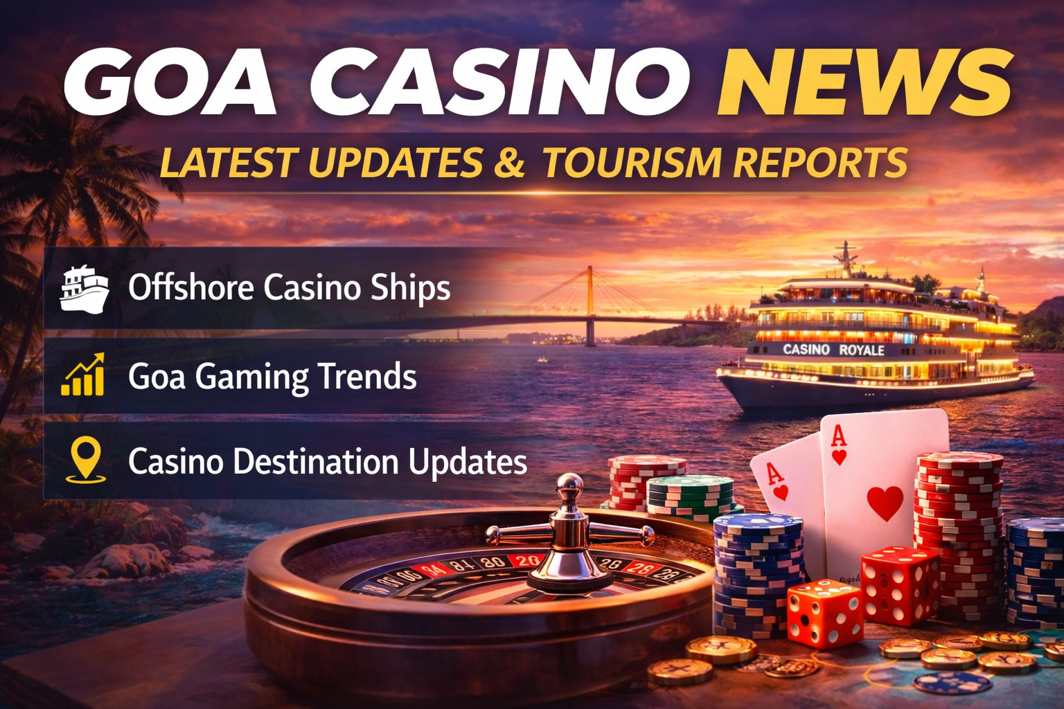 Goa casino news latest updates from Goa casino tourism and gaming industry