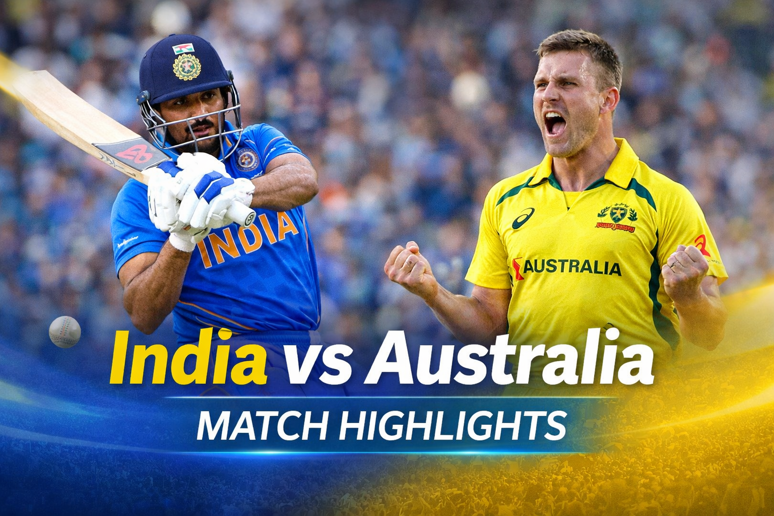 India vs Australia Match Highlights Cricket Match
