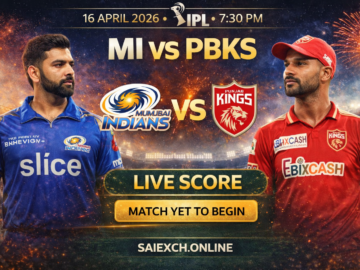 MI vs PBKS live score featured image for IPL 2026 showing Mumbai Indians and Punjab Kings with match yet to begin update
