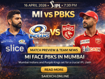 MI vs PBKS news featured image for IPL 2026 showing Mumbai Indians and Punjab Kings match preview and team news graphic